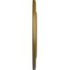 imageEkena Millwork CM26JEBLF Jefferson Ceiling Medallion 26 12OD x 3 58ID x 1 12P Fits Canopies up to 5 HandPainted Jet BlackGold Rush Metallic Series