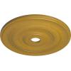 imageEkena Millwork CM26JEBLF Jefferson Ceiling Medallion 26 12OD x 3 58ID x 1 12P Fits Canopies up to 5 HandPainted Jet BlackIridescent Gold Metallic Series