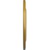 imageEkena Millwork CM26JEBLF Jefferson Ceiling Medallion 26 12OD x 3 58ID x 1 12P Fits Canopies up to 5 HandPainted Jet BlackIridescent Gold Metallic Series