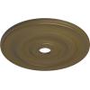 imageEkena Millwork CM26JEBLF Jefferson Ceiling Medallion 26 12OD x 3 58ID x 1 12P Fits Canopies up to 5 HandPainted Jet BlackMississippi Mud Flat Finish