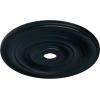 imageEkena Millwork CM26JEBLF Jefferson Ceiling Medallion 26 12OD x 3 58ID x 1 12P Fits Canopies up to 5 HandPainted Jet BlackNight Shade Flat Finish