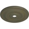 imageEkena Millwork CM26JEBLF Jefferson Ceiling Medallion 26 12OD x 3 58ID x 1 12P Fits Canopies up to 5 HandPainted Jet BlackPainted Turtle Flat Finish
