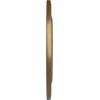 imageEkena Millwork CM26JEBLF Jefferson Ceiling Medallion 26 12OD x 3 58ID x 1 12P Fits Canopies up to 5 HandPainted Jet BlackPale Gold Metallic Series