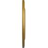 imageEkena Millwork CM26JEBLF Jefferson Ceiling Medallion 26 12OD x 3 58ID x 1 12P Fits Canopies up to 5 HandPainted Jet BlackPharaohs Gold Metallic Series