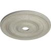 imageEkena Millwork CM26JEBLF Jefferson Ceiling Medallion 26 12OD x 3 58ID x 1 12P Fits Canopies up to 5 HandPainted Jet BlackPot of Cream Crackle Flat Finish