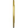 imageEkena Millwork CM26JEBLF Jefferson Ceiling Medallion 26 12OD x 3 58ID x 1 12P Fits Canopies up to 5 HandPainted Jet BlackRich Gold Metallic Series