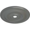 imageEkena Millwork CM26JEBLF Jefferson Ceiling Medallion 26 12OD x 3 58ID x 1 12P Fits Canopies up to 5 HandPainted Jet BlackSilver Metallic Series