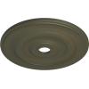imageEkena Millwork CM26JEBLF Jefferson Ceiling Medallion 26 12OD x 3 58ID x 1 12P Fits Canopies up to 5 HandPainted Jet BlackWitch Hazel Flat Finish