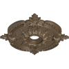 imageEkena Millwork CM28BESTC 2838 x 334 x 158 Benson Classic Ceiling Medallion Smokey Topaz CrackleWarm Silver Metallic Series