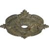 imageEkena Millwork CM28BESTC 2838 x 334 x 158 Benson Classic Ceiling Medallion Smokey Topaz CrackleWitch Hazel Crackle Flat Finish