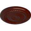 imageEkena Millwork Small Alexandria HandPainted Ceiling Medallion Copper Green PatinaBrushed Mahogany Flat Finish
