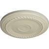 imageEkena Millwork Small Alexandria HandPainted Ceiling Medallion Copper Green PatinaClear Yellow Flat Finish