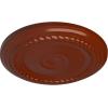 imageEkena Millwork Small Alexandria HandPainted Ceiling Medallion Copper Green PatinaFirebrick Flat Finish