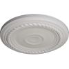 imageEkena Millwork Small Alexandria HandPainted Ceiling Medallion Copper Green PatinaHandPainted Ultra Pure White