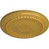 imageEkena Millwork Small Alexandria HandPainted Ceiling Medallion Copper Green PatinaIridescent Gold Metallic Series