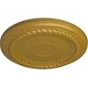 imageEkena Millwork Small Alexandria HandPainted Ceiling Medallion Copper Green PatinaPharaohs Gold Metallic Series