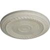 imageEkena Millwork Small Alexandria HandPainted Ceiling Medallion Copper Green PatinaPot of Cream Crackle Flat Finish