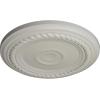 imageEkena Millwork Small Alexandria HandPainted Ceiling Medallion Copper Green PatinaPot of Cream Flat Finish