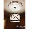 imageEkena Millwork Small Alexandria HandPainted Ceiling Medallion Copper Green PatinaPrimed