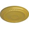 imageEkena Millwork Small Alexandria HandPainted Ceiling Medallion Copper Green PatinaRich Gold Metallic Series
