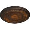 imageEkena Millwork Small Alexandria HandPainted Ceiling Medallion Copper Green PatinaRust Metallic Series