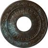 image12 18OD x 3 58ID x 78P Nadia Ceiling Medallion Fits Canopies up to 4 78Bronze Blue Patina Metallic Series