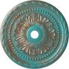 Hand-Painted Copper Green Patina