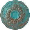 Hand-Painted Copper Green Patina