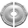 imageEkena Millwork CM27HE2 Heaton Ceiling Medallion 27 12OD x 3 78ID x 2 14P Fits Canopies up to 6 12 Factory PrimedSplit