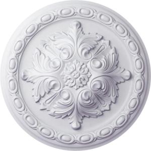 image11 38OD x 2P Acanthus Ceiling MedallionFactory Primed