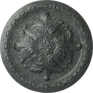 image11 38OD x 2P Acanthus Ceiling MedallionHandPainted Athenian Green Crackle