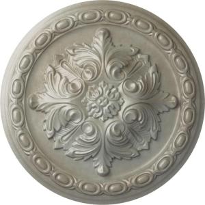image11 38OD x 2P Acanthus Ceiling MedallionHandPainted Flash Gold