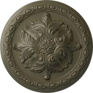 image11 38OD x 2P Acanthus Ceiling MedallionHandPainted Painted Turtle