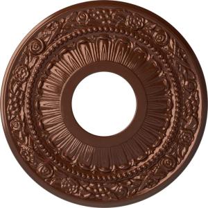 image12 18OD x 3 58ID x 78P Nadia Ceiling Medallion Fits Canopies up to 4 78Copper Penny Metallic Series