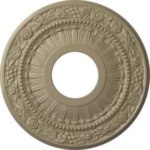 image12 18OD x 3 58ID x 78P Nadia Ceiling Medallion Fits Canopies up to 4 78Gobi Desert Flat Finish