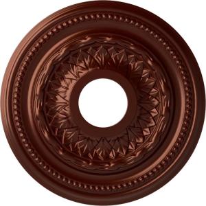 image15 34OD x 3 14ID x 1P Galway Ceiling Medallion Fits Canopies up to 3 14Antique Copper Metallic Series