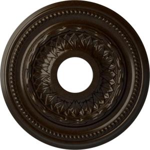 image15 34OD x 3 14ID x 1P Galway Ceiling Medallion Fits Canopies up to 3 14Bronze Metallic Series