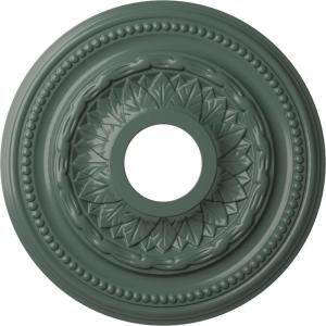 image15 34OD x 3 14ID x 1P Galway Ceiling Medallion Fits Canopies up to 3 14Cloud Burst Flat Finish