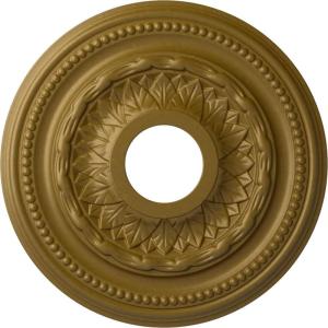 image15 34OD x 3 14ID x 1P Galway Ceiling Medallion Fits Canopies up to 3 14Gold Rush Metallic Series