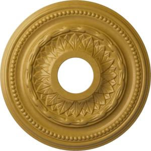 image15 34OD x 3 14ID x 1P Galway Ceiling Medallion Fits Canopies up to 3 14Iridescent Gold Metallic Series