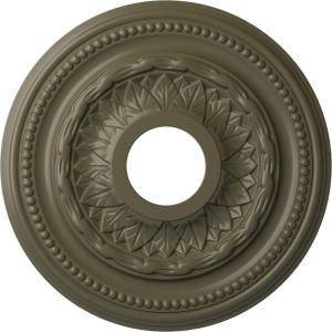 image15 34OD x 3 14ID x 1P Galway Ceiling Medallion Fits Canopies up to 3 14Painted Turtle Flat Finish