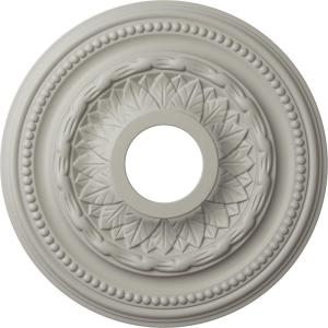 image15 34OD x 3 14ID x 1P Galway Ceiling Medallion Fits Canopies up to 3 14Pot of Cream Flat Finish