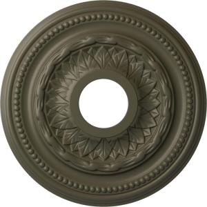 image15 34OD x 3 14ID x 1P Galway Ceiling Medallion Fits Canopies up to 3 14Witch Hazel Flat Finish