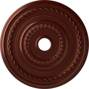 image25 38OD x 3 38ID x 1 38P Cole Ceiling Medallion Fits Canopies up to 9 18 HandPainted Night ShadeAntique Copper Metallic Series
