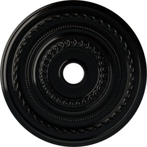 image25 38OD x 3 38ID x 1 38P Cole Ceiling Medallion Fits Canopies up to 9 18 HandPainted Night ShadeBlack Pearl Metallic Series