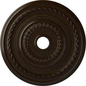 image25 38OD x 3 38ID x 1 38P Cole Ceiling Medallion Fits Canopies up to 9 18 HandPainted Night ShadeBronze Metallic Series
