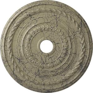image25 38OD x 3 38ID x 1 38P Cole Ceiling Medallion Fits Canopies up to 9 18 HandPainted Night ShadeCastle Stone Crackle Flat Finish