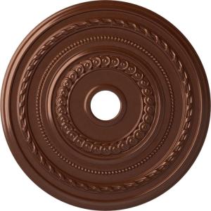 image25 38OD x 3 38ID x 1 38P Cole Ceiling Medallion Fits Canopies up to 9 18 HandPainted Night ShadeCopper Penny Metallic Series