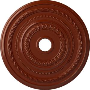image25 38OD x 3 38ID x 1 38P Cole Ceiling Medallion Fits Canopies up to 9 18 HandPainted Night ShadeFirebrick Flat Finish