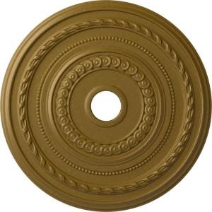 image25 38OD x 3 38ID x 1 38P Cole Ceiling Medallion Fits Canopies up to 9 18 HandPainted Night ShadeGold Rush Metallic Series